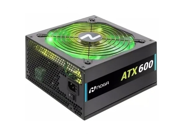 &u+ FUENTE PC 600W NOGA ATX LUMINOSA RGB NOGA